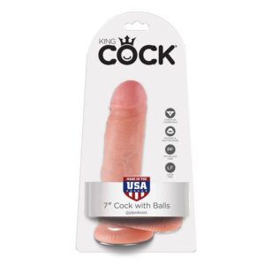 King Cock - 7 Pene Realistico Natural 17.8 Cm