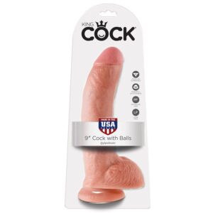 King Cock - 9 Pene Realistico Natural 22.9 Cm