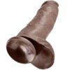 King Cock - 12 Pene Realistico Marron 30.48 Cm - Imagen 2