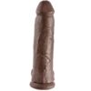 King Cock - 12 Pene Realistico Marron 30.48 Cm - Imagen 3