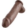 King Cock - 12 Pene Realistico Marron 30.48 Cm - Imagen 5