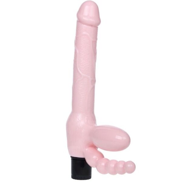 Baile - Arnes Sin Cuerda Tpr Con Vibracion Y Estimulacion Anal 25.4 Cm - Imagen 3