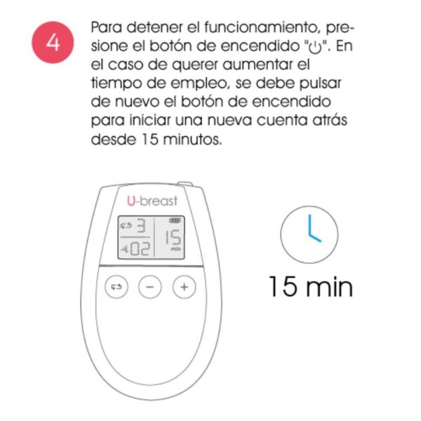 500 Cosmetics - U Breast Aumento Pechos Electroestimulacion - Imagen 5