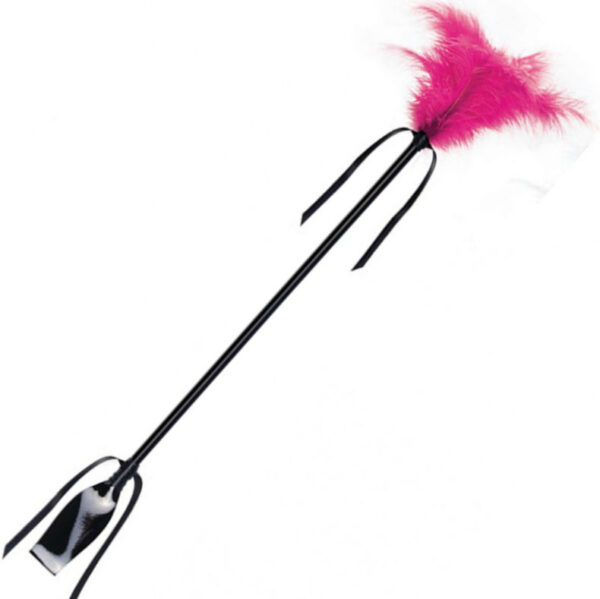 Secretplay - Fusta &Amp; Pluma Negro Y Fucsia - Imagen 2