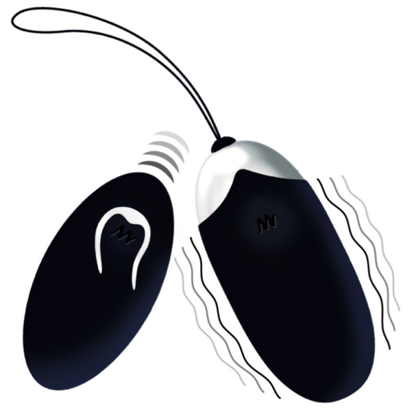 Intense - Flippy Ii Huevo Recargable Remoto Negro - Imagen 2