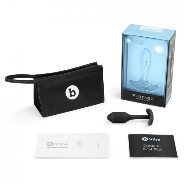 B-Vibe - Snug Plug 1 Negro - Imagen 2