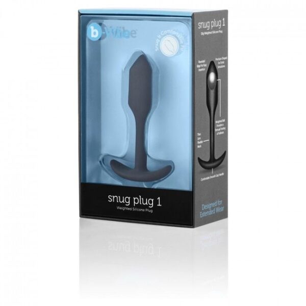B-Vibe - Snug Plug 1 Negro - Imagen 5