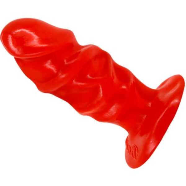 Baile - Plug Anal Unisex Con Ventosa Rojo - Imagen 4