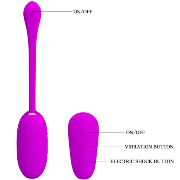 Pretty Love - Shock Fun Huevo Vibrador Y Electroshock - Imagen 6