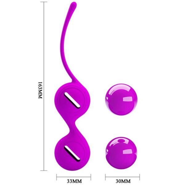 Pretty Love - Orgasmic Balls Kegel Tighten Up I Lila - Imagen 4