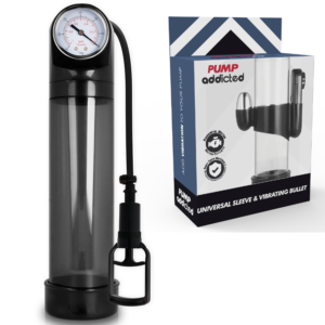 Pump Addicted - Bomba ErecciÓn Rx9 Negro Con Vibrador