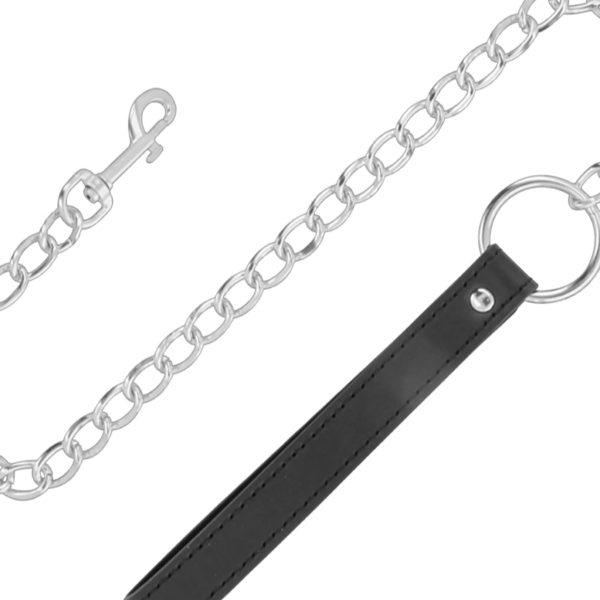 Darkness - Collar Con Cadena Soft Leather - Imagen 3