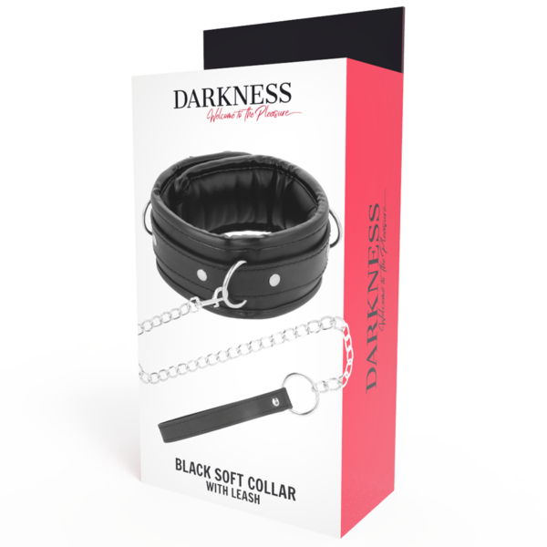 Darkness - Collar Con Cadena Soft Leather - Imagen 5
