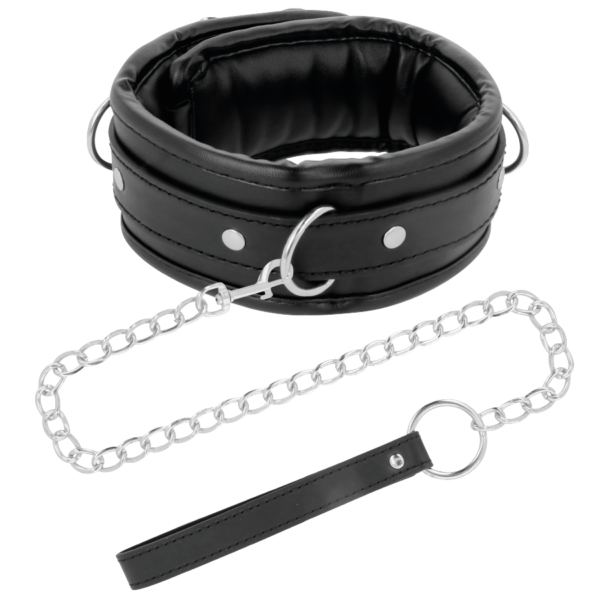 Darkness - Collar Con Cadena Soft Leather - Imagen 2