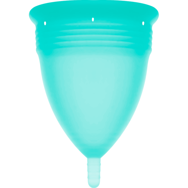 Stercup - Copa Menstrual Fda Silicona Aquamarina - Talla L - Imagen 3