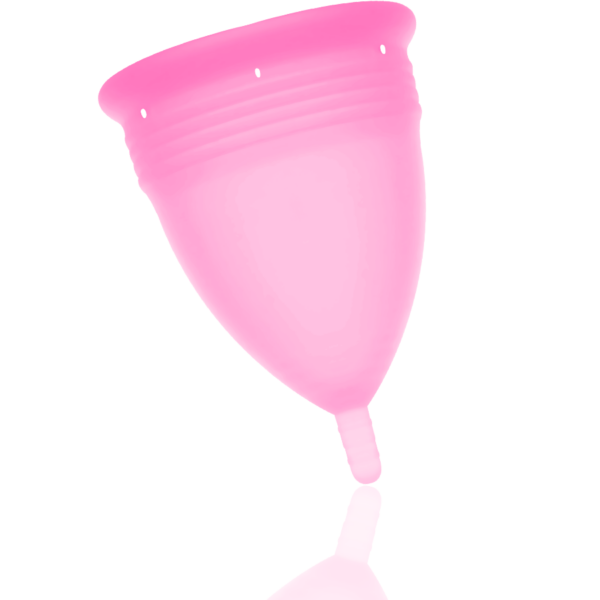 Stercup - Copa Menstrual Fda Silicona Rosa - Talla S - Imagen 2