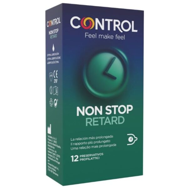 Control - Non Stop Retard Preservativos 12 Unidades