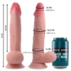 Rockarmy - Dual Density Sherman Dildo Realista 24 Cm -o- 4.62 Cm - Imagen 2