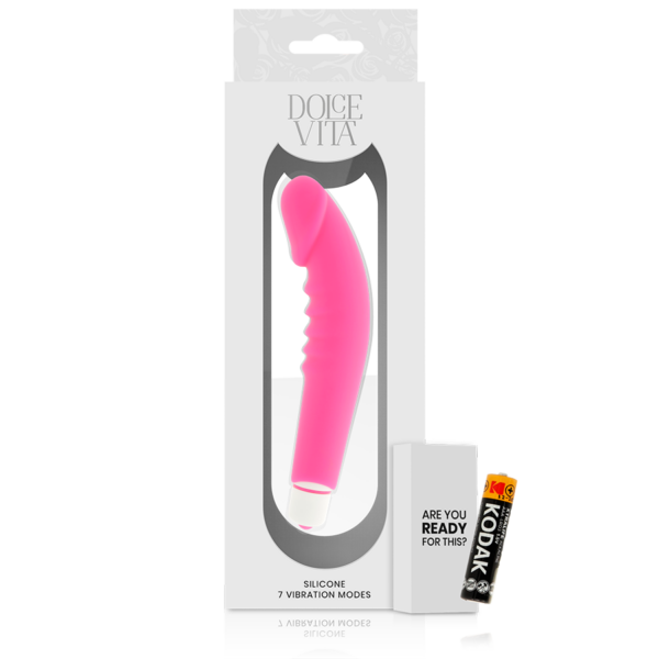 Dolce Vita - Realistic  Pleasure Vibrador Silicona Rosa - Imagen 5
