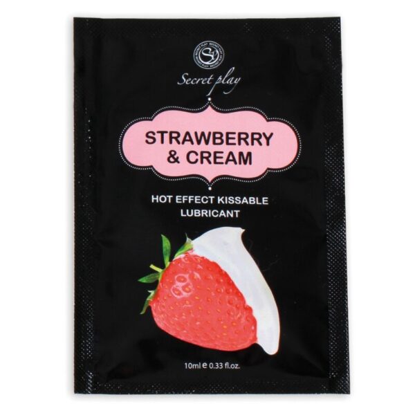 Secretplay - Monodosis Lubricante Fresas &Amp; Nata 10 Ml