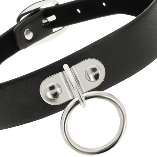Coquette Chic Desire - Collar Cuero Vegano Accesorio Woman Fetish - Imagen 4
