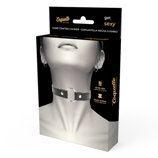 Coquette Chic Desire - Collar Cuero Vegano Accesorio Woman - Imagen 5