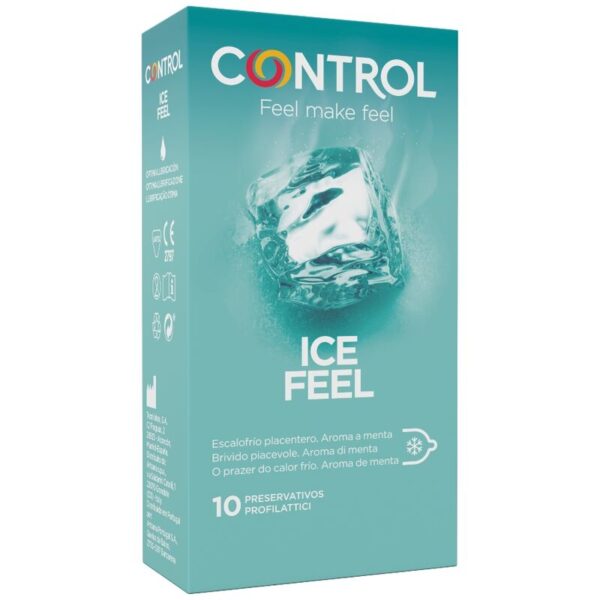 Control - Ice Feel Preservativos Efecto Frio 10 Unidades