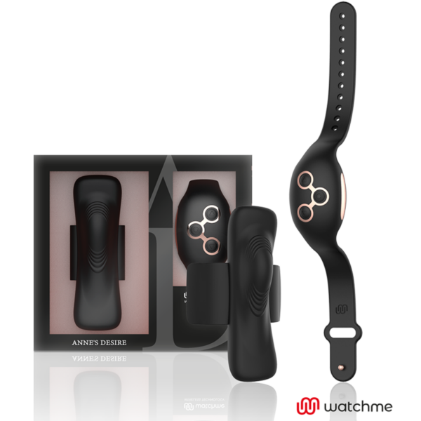 Anne'S Desire - Panty Pleasure Tecnología Watchme Negro/Gold - Imagen 2