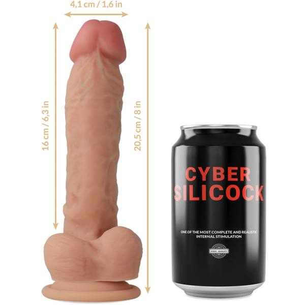 Cyber Silicock - Arnés Silicona Liquida Magnus 20.5 Cm -O- 4.1 Cm - Imagen 5
