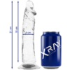 X Ray - Arnes + Dildo Transparente 21 Cm -o- 4 Cm - Imagen 3