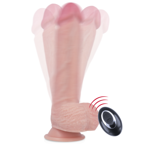 Rockarmy - Arnés + Liquid Silicone Vibrador Control Remoto Premium Apache 20.5 Cm -O- 4.62 Cm - Imagen 5
