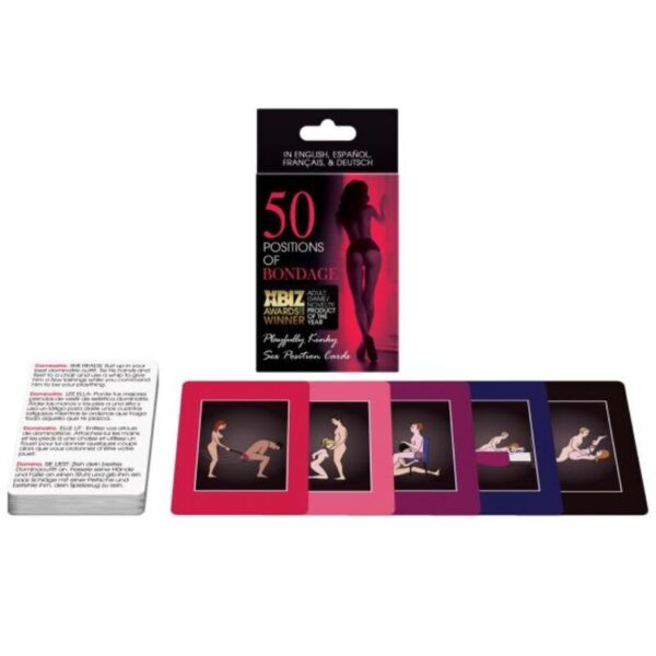 Kheper Games - Cartas 50 Posiciones De Bondage - Imagen 2