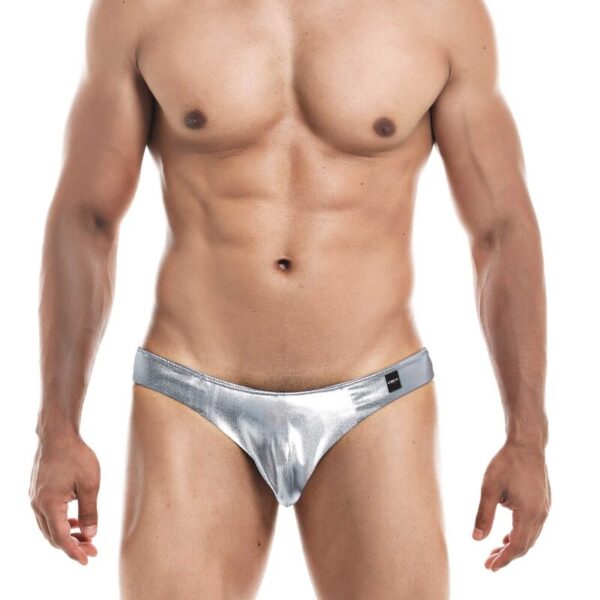 Cut4Men - Calzoncillo Corte Bajo Plateado Xl