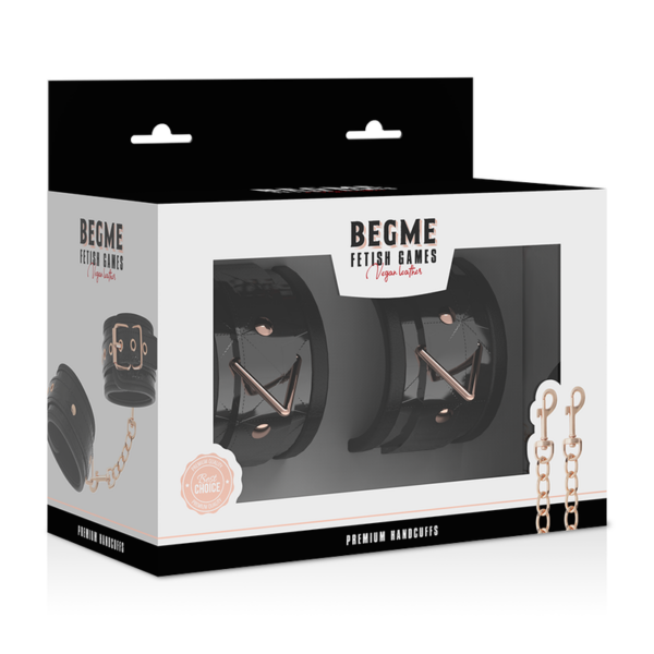 Begme - Black Edition Esposas Para Manos Con Forro De Neopreno - Imagen 8