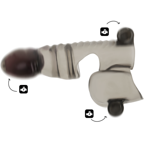 Ohmama - Funda Pene Y Testiculos 3 Motores - Imagen 3