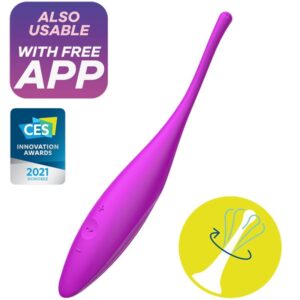 Satisfyer - Twirling Joy Estimulador Clitoris Fucsia