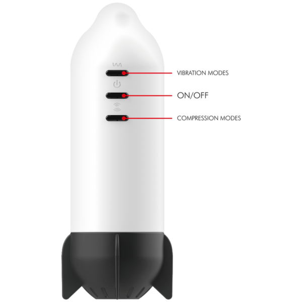 Jamyjob - Rocket Masturbador Tecnología Soft Compression Y Vibracion - Imagen 9