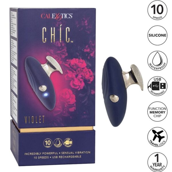 Calexotics - Chic Violet Estimulador 10 Speeds - Imagen 2