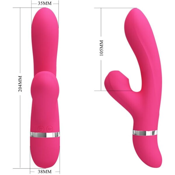 Pretty Love - Willow Vibrador Y Succionador Rabbit - Imagen 3