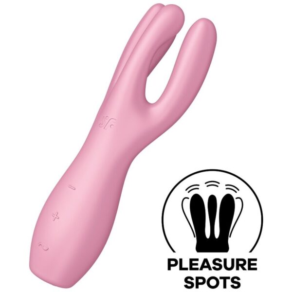 Satisfyer - Threesome 3 Vibrador Rosa