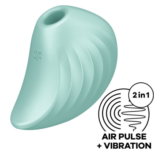 Satisfyer - Pearl Diver Estimulador Y Vibrador Verde