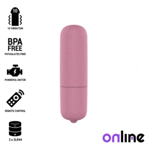 Online - Mini Bala Vibradora Rosa