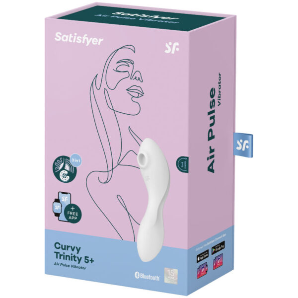 Satisfyer - Curvy Trinity 5 Estimulador Y Vibrador App - Imagen 4