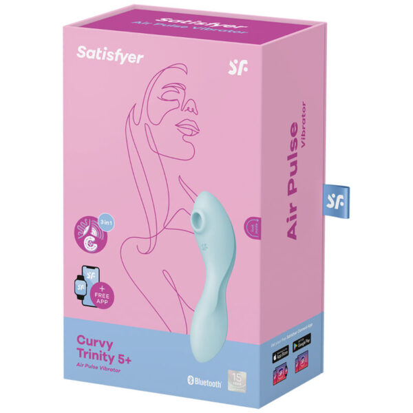 Satisfyer - Curvy Trinity 5 Estimulador Y Vibrador App - Imagen 8