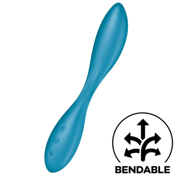 Satisfyer - G-Spot Flex 1 Multi Vibrador Azul - Imagen 3