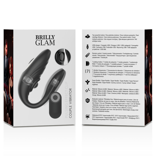 Brilly Glam- Couple Pulsing &Amp; Vibrating Control Remoto - Imagen 8