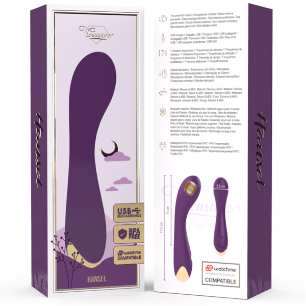 Treasure - Hansel G-Spot Vibrator Compatible Con Watchme Wireless Technology - Imagen 7