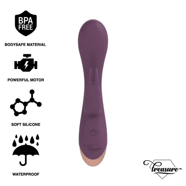 Treasure - Laurence Rabbit Vibrador Compatible Con La Tecnología Watchme Wireless - Imagen 2