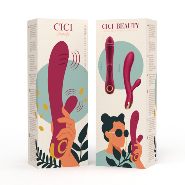Cici Beauty - Premium Silicone Rabbit Vibrator - Imagen 8