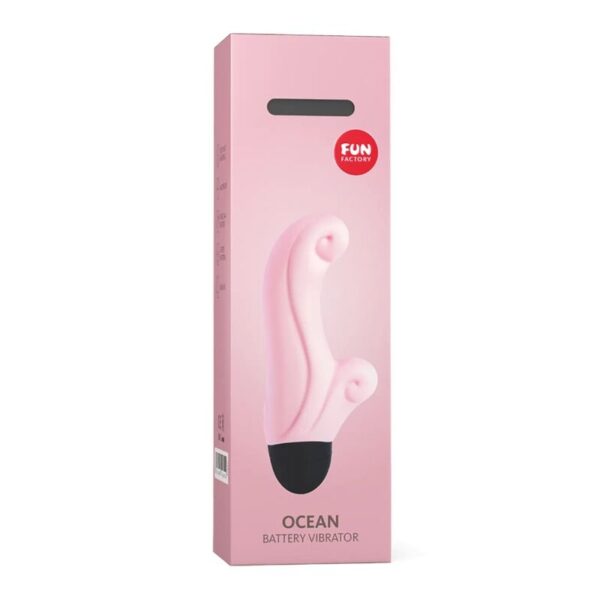 Fun Factory - Ocean Vibrador Rabbit Rosa - Imagen 5